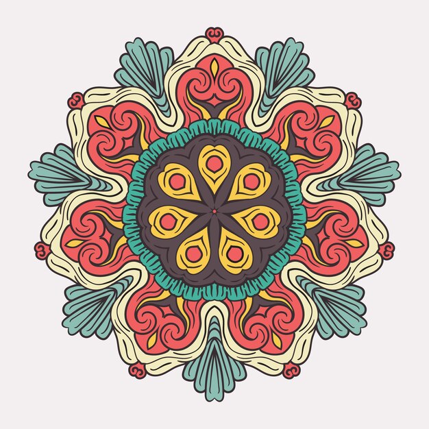 Diseño de fondo de mandala