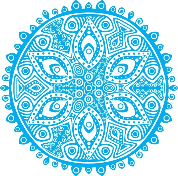 Vector gratuito diseño de fondo de mandala