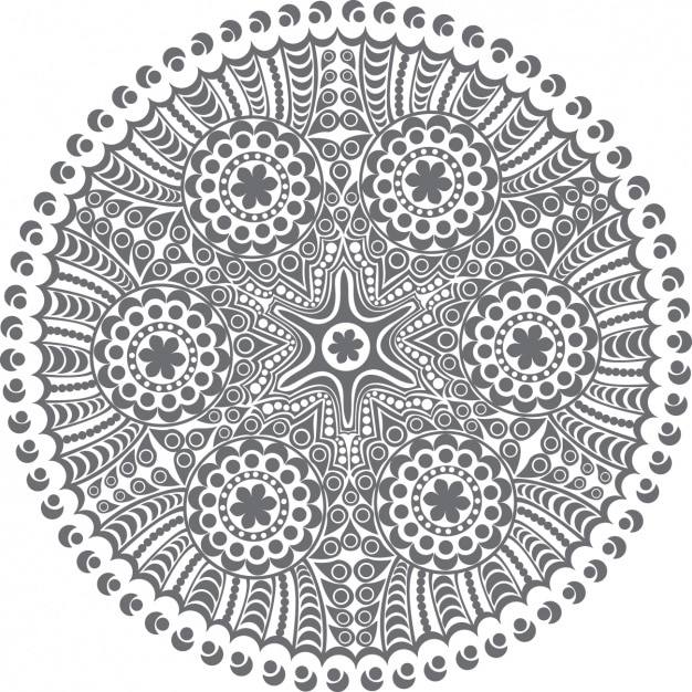 Vector gratuito diseño de fondo de mandala