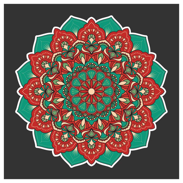 Diseño de fondo de mandala