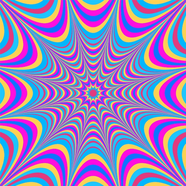 Diseño de fondo maravilloso psicodélico