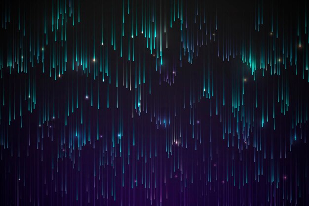 Diseño de fondo de meteorito de neón verde