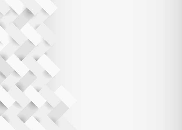 Diseño de fondo moderno blanco 3D