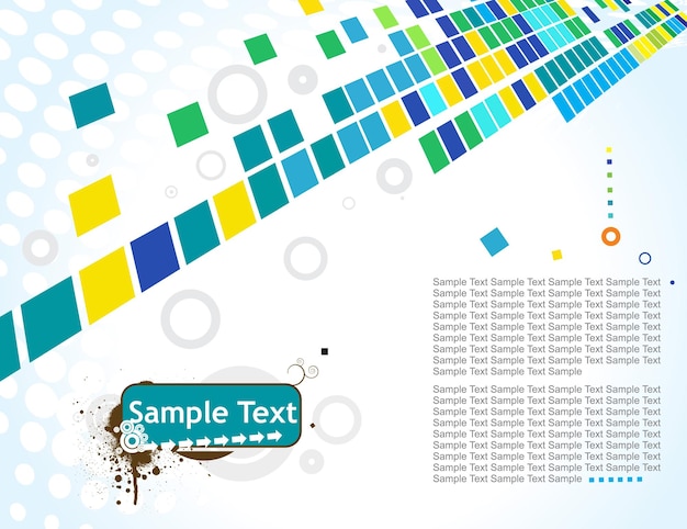 Diseño de fondo de mosaico abstracto