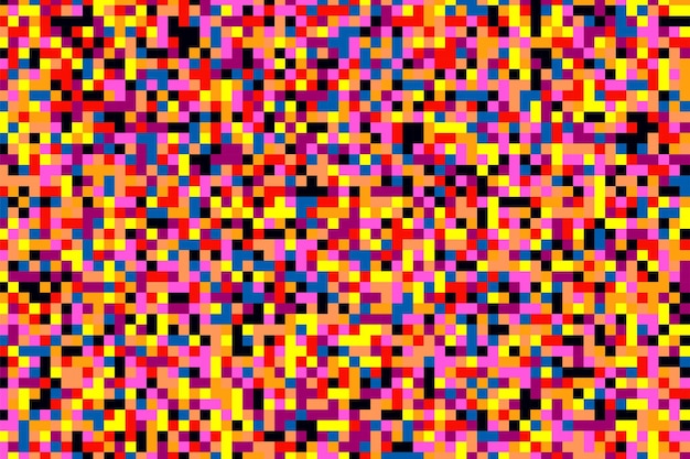 diseño de fondo de mosaico pixelado cuadrado abstractamente colorido