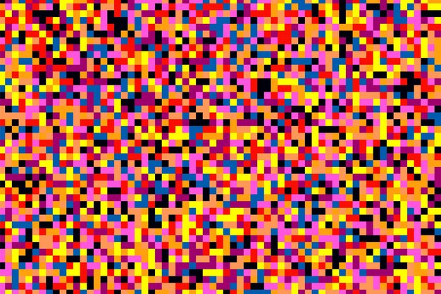 diseño de fondo de mosaico pixelado cuadrado abstractamente colorido