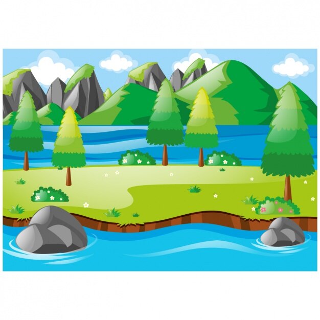 Diseño de fondo de la naturaleza