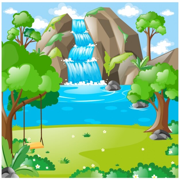 Diseño de fondo de la naturaleza