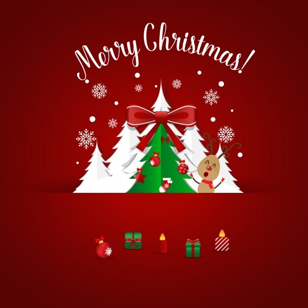 Diseño de fondo de navidad