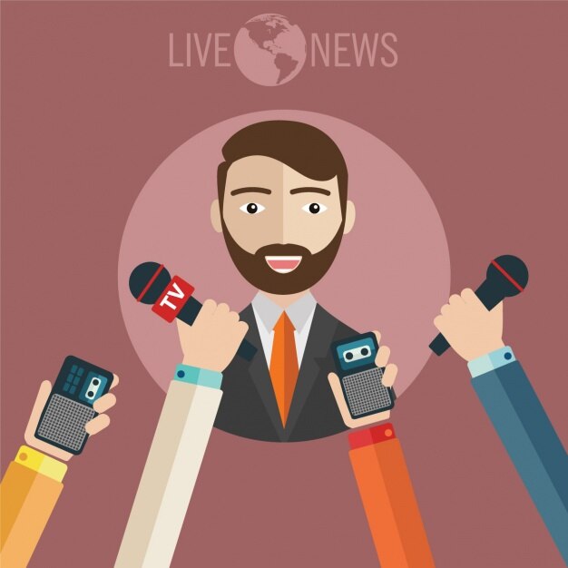 Diseño de fondo de noticias