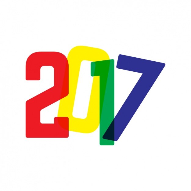 Vector gratuito diseño de fondo para el nuevo año