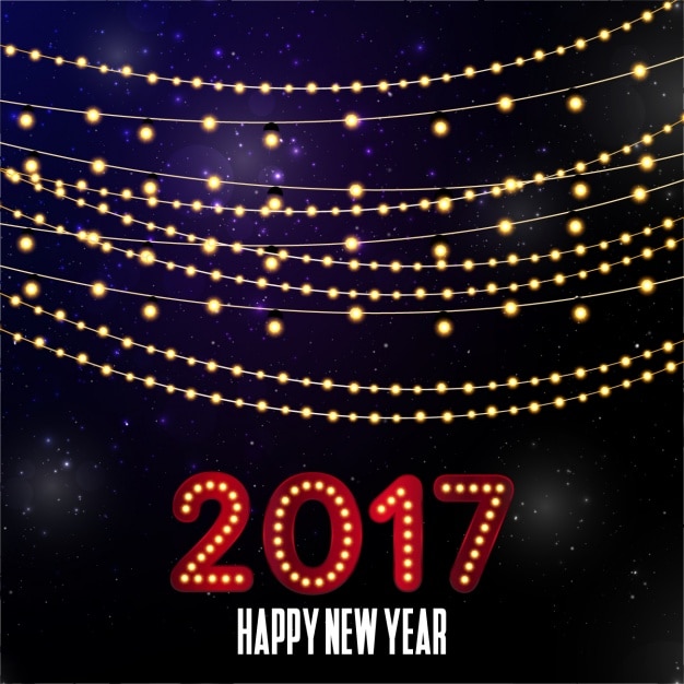 Diseño de fondo para el nuevo año