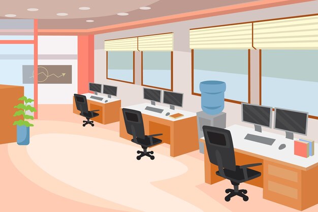 Diseño de fondo de oficina