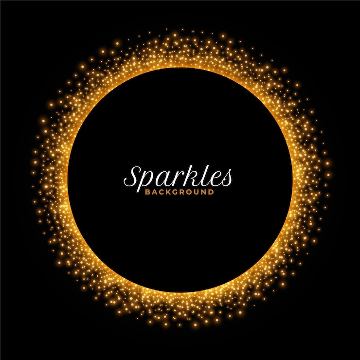 Vector gratuito diseño de fondo oscuro de partículas decorativas y brillantes
