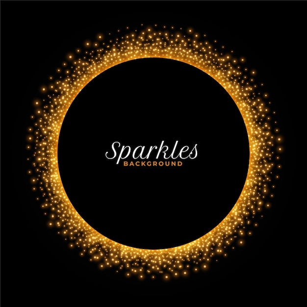 diseño de fondo oscuro de partículas decorativas y brillantes
