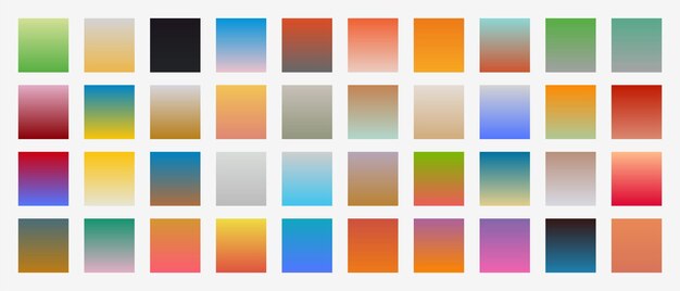 diseño de fondo de paleta degradado colorido moderno y suave