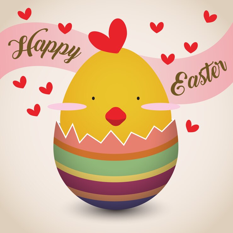 Vector gratuito diseño de fondo de pascua