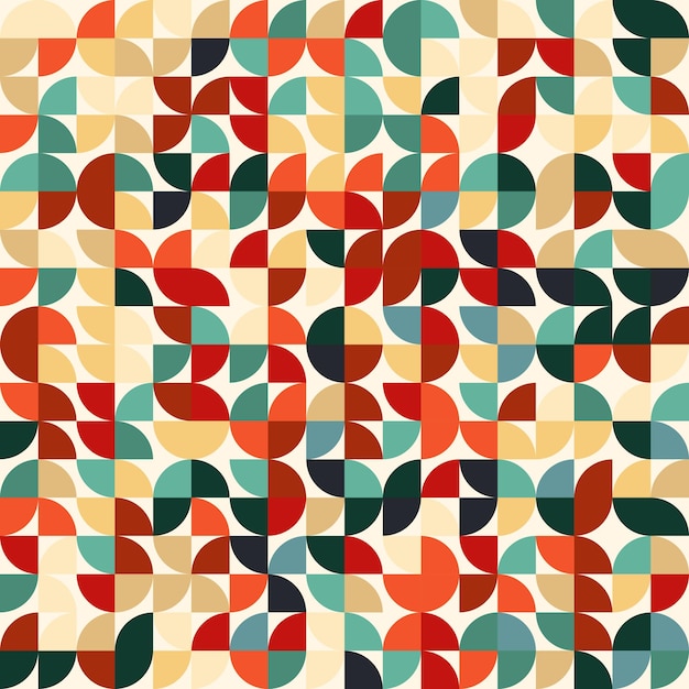 Diseño de fondo de patrón de estilo retro
