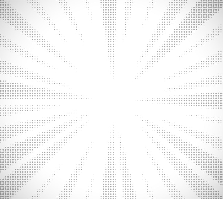 Vector gratuito diseño de fondo de patrón punteado de medio tono de estilo radial