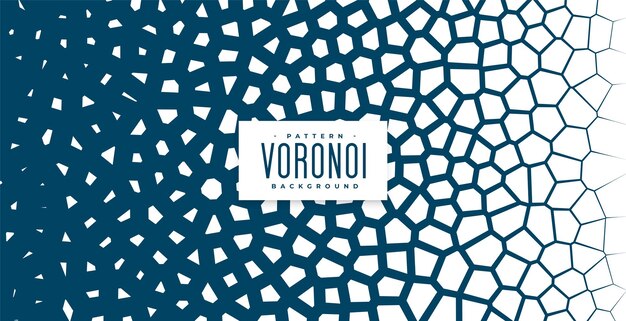 Diseño de fondo de patrón de textura Voronoi
