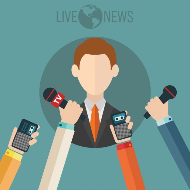 Diseño de fondo de periodismo