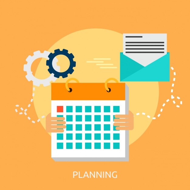 Diseño de fondo de planning
