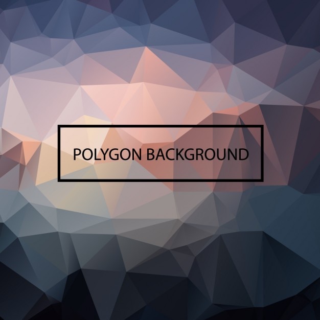 Vector gratuito diseño de fondo poligonal de colores