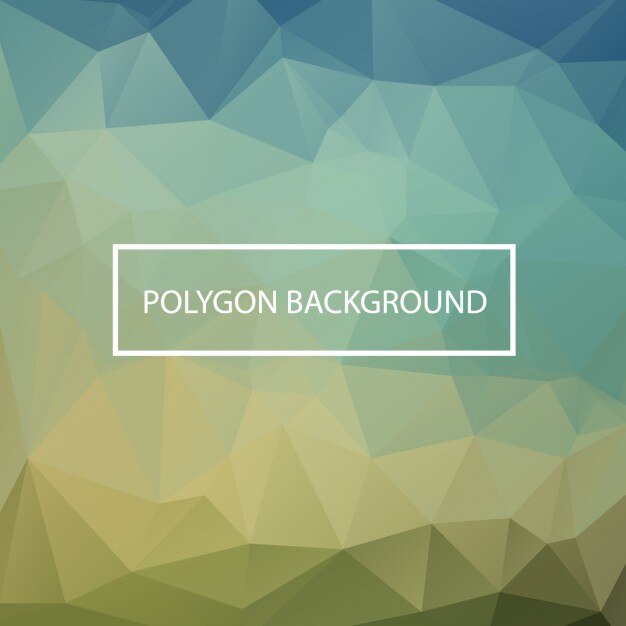 Diseño de fondo poligonal de colores