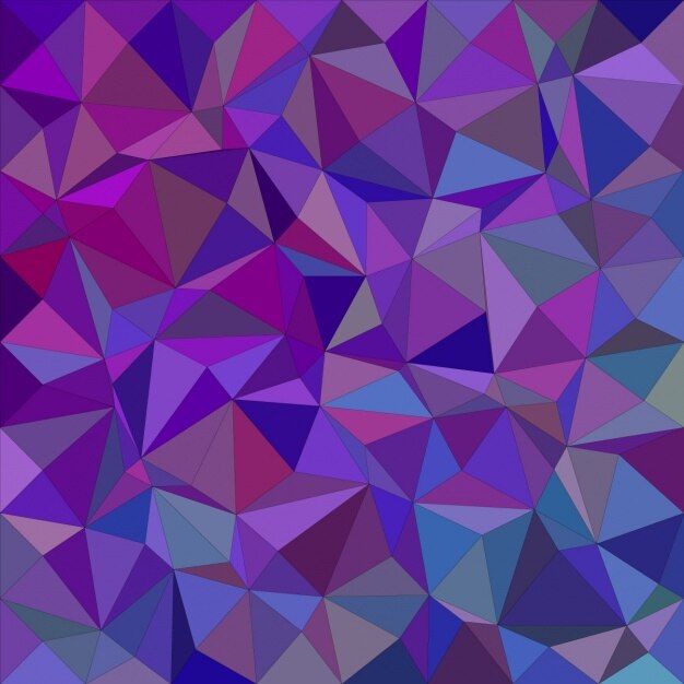 Diseño de fondo poligonal de colores