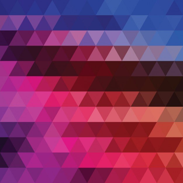 Diseño de fondo poligonal multicolor