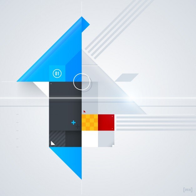 Diseño de fondo poligonal
