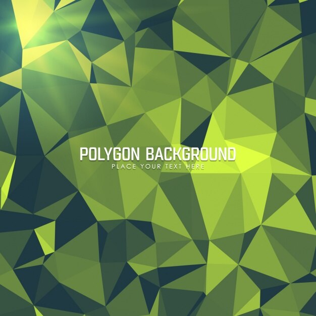 Diseño de fondo poligonal