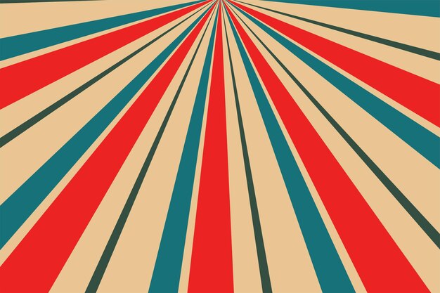 diseño de fondo de rayos de sol de estilo vintage