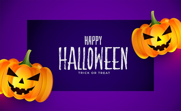 Diseño de fondo realista feliz halloween