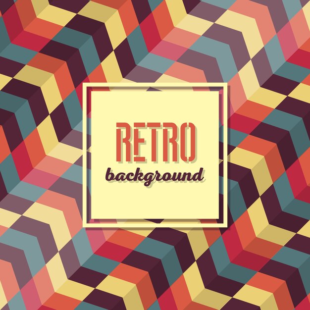 Diseño de fondo retro