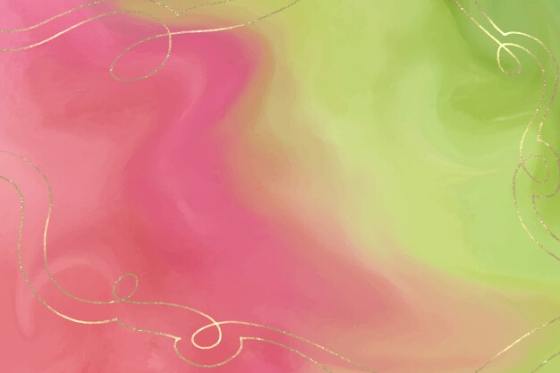Diseño de fondo rosa y verde.