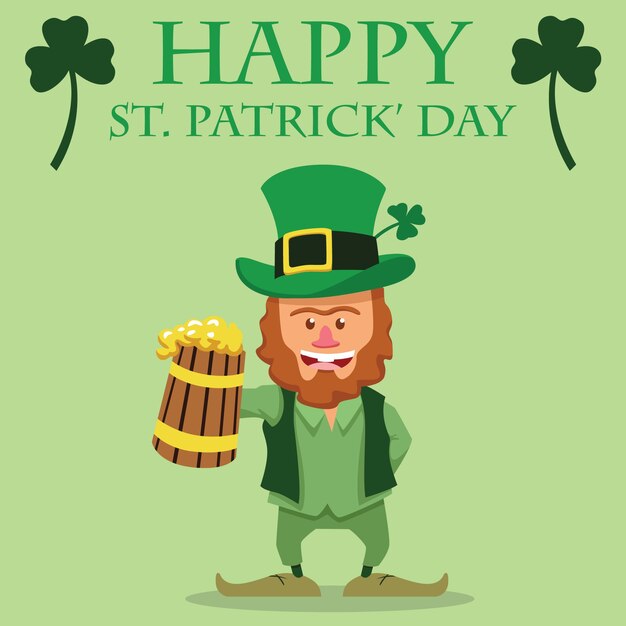 Diseño de fondo de san patricio