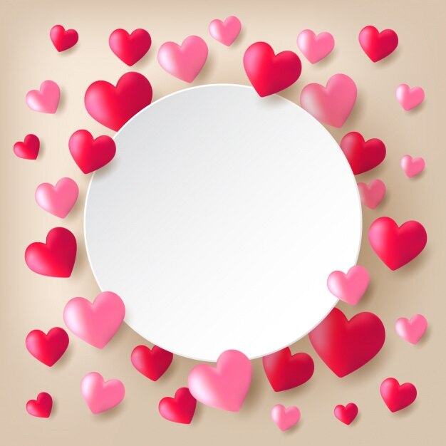 Diseño de fondo de san valentín