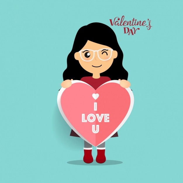 Vector gratuito diseño de fondo de san valentín