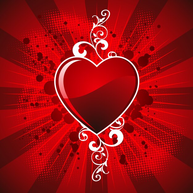 Diseño de fondo de san valentín
