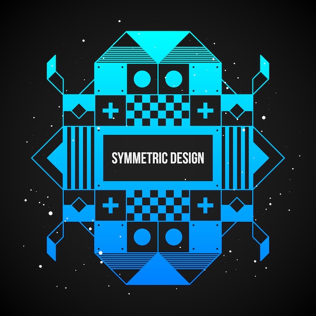 Diseño de fondo simétrico