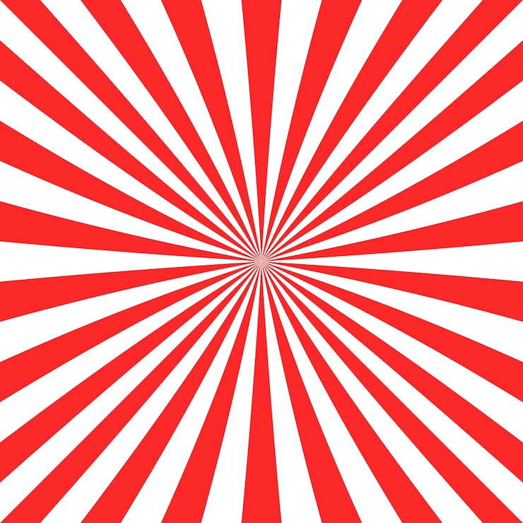 Diseño de fondo de sunbursta rojo