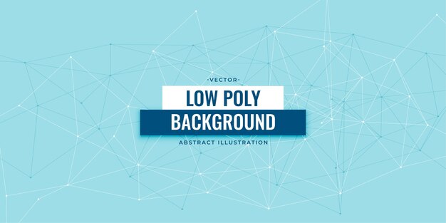 Diseño de fondo de tecnología digital de baja poli