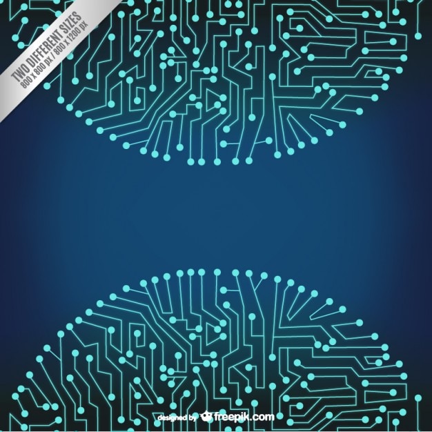 Vector gratuito diseño de fondo tecnológico