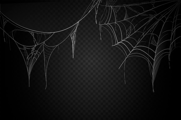 Diseño de fondo de telaraña de Halloween