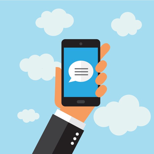 Diseño de fondo de teléfono móvil