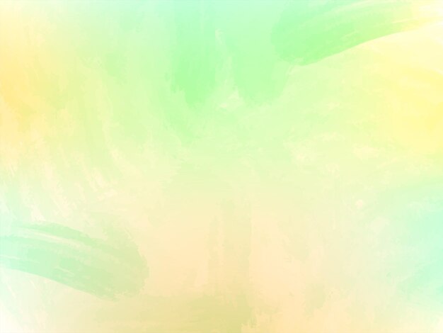 Diseño de fondo de textura de acuarela amarilla y verde