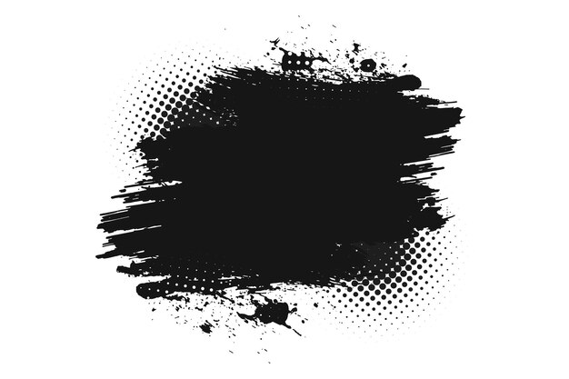 Diseño de fondo de textura de salpicaduras de medio tono grunge abstracto