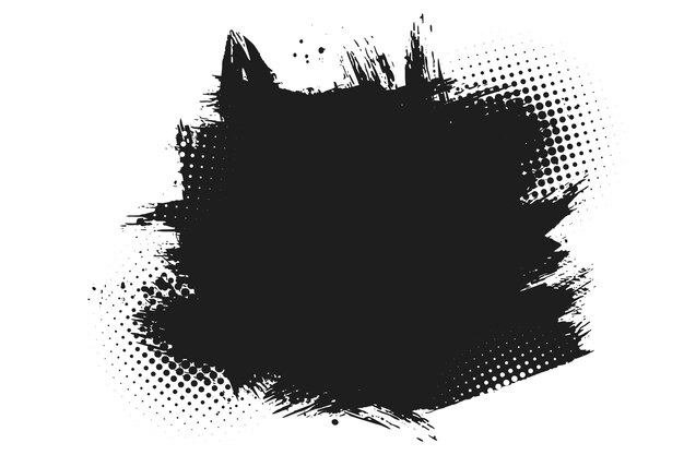 Diseño de fondo de textura de salpicaduras de medio tono grunge abstracto