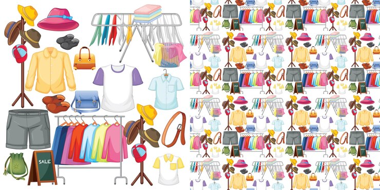 Vector gratuito diseño de fondo transparente con tema de tela sobre fondo blanco